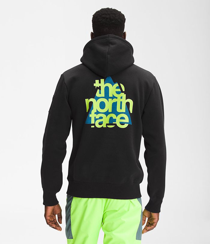 The North Face Mens Hoodie Mountain Heavyweight Pullover 527IHQJXE - Black